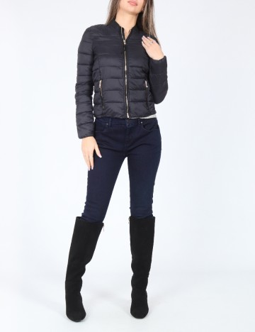 Geaca Bershka, bleumarin inchis