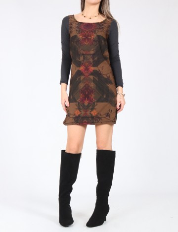 Rochie scurta Bershka, mix culori