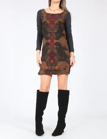 Rochie scurta Bershka, mix culori