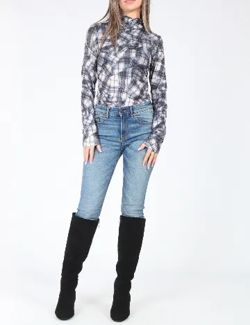 Body Bershka, albastru Albastru