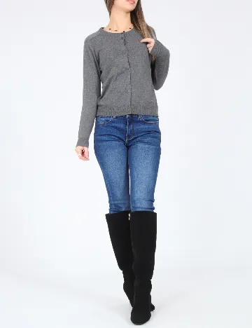 Cardigan Zara, gri Gri