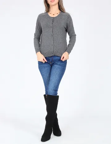 Cardigan Zara, gri Gri