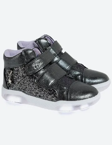 Adidasi cu luminite Disney, argintiu