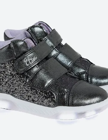 Adidasi cu luminite Disney, argintiu