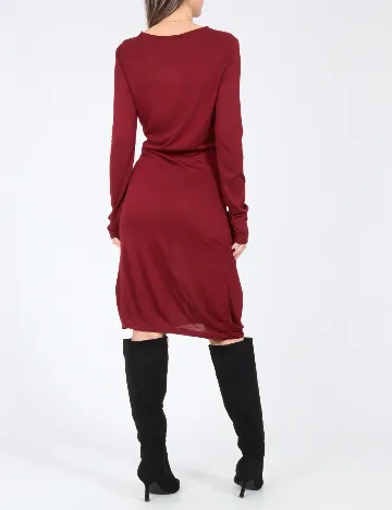 Rochie medie Zara, visiniu Rosu