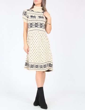 Rochie medie Zara, bej