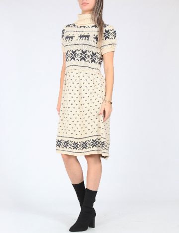 Rochie medie Zara, bej