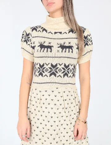 Rochie medie Zara, bej