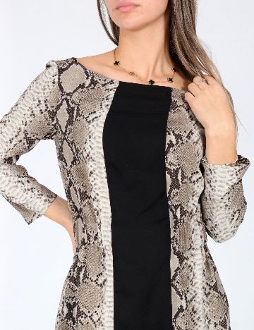 Rochie scurta Zara, imprimeu sarpe