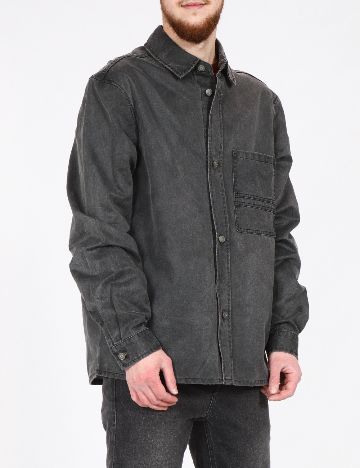 Jacheta Oversize Zara, gri inchis