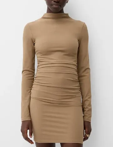 Rochie scurta Bershka, maro