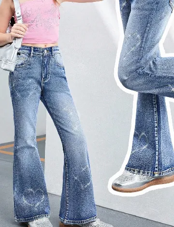 Blugi Shein Kids, albastru