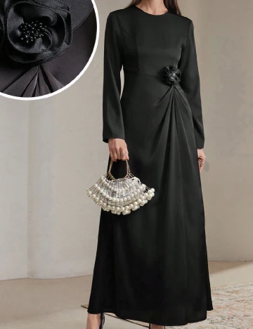 Rochie lunga SHEIN, negru Negru