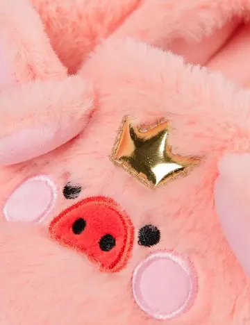 Papuci de Casa Cool Club, roz Roz