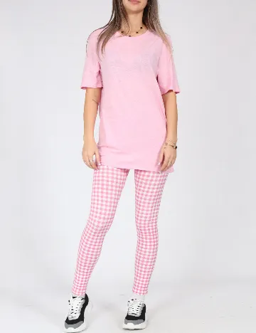 Tricou Bershka, roz Roz