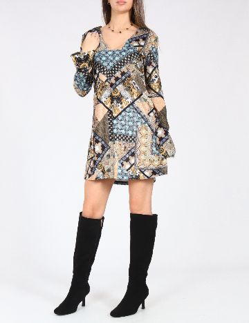 Rochie scurta Zara, mix culori