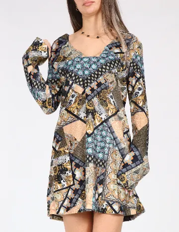 Rochie scurta Zara, mix culori