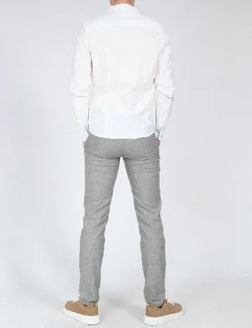 Camasa Bershka, alb Alb