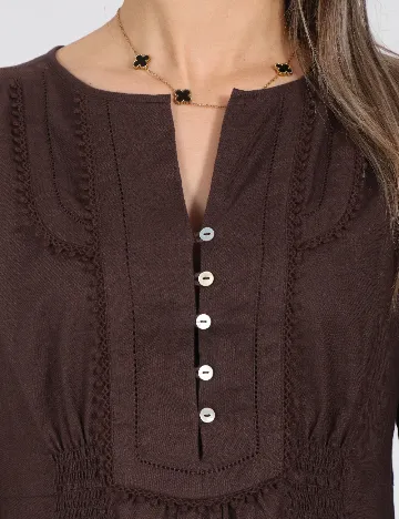 Rochie scurta Zara, maro