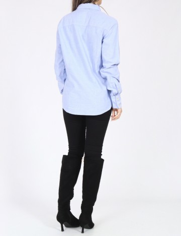 Camasa Bershka, albastru