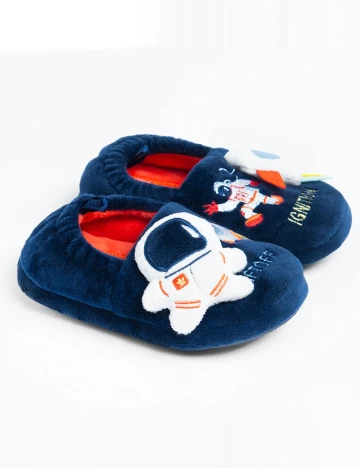 Papuci de Casa Cool Club, bleumarin Albastru