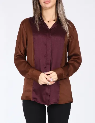 Camasa Zara, visiniu/maro Maro