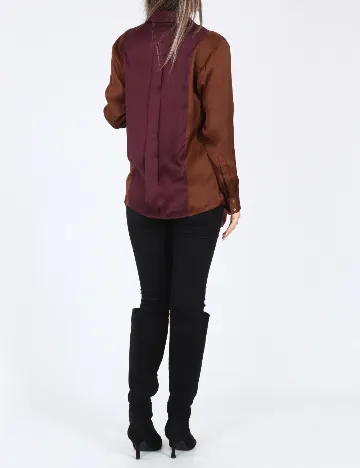 Camasa Zara, visiniu/maro Maro