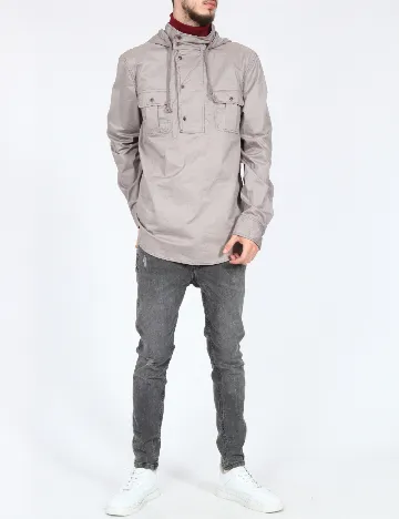 Jacheta Bershka, gri Gri