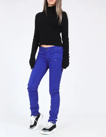 Blugi Zara, albastru Albastru