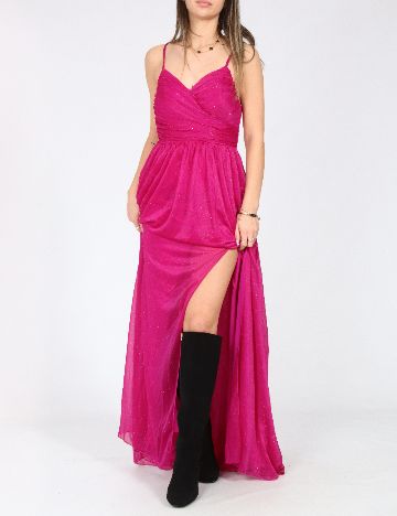 Rochie lunga SHEIN, magenta
