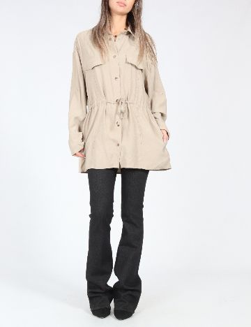 Camasa Oversize Zara, bej