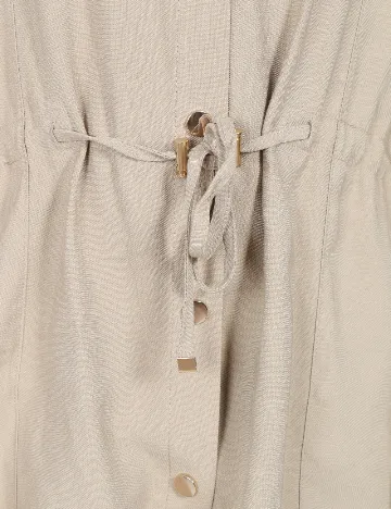 Camasa Oversize Zara, bej Crem