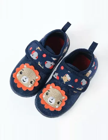 Papuci de Casa Cool Club, bleumarin Albastru