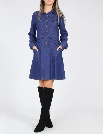 Rochie scurta Zara, albastru