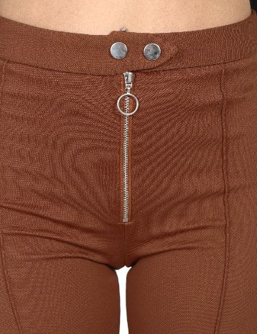 Pantaloni Zara, maro