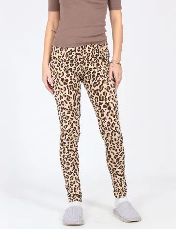 Pantaloni de pijama Zara, animal print Animal print