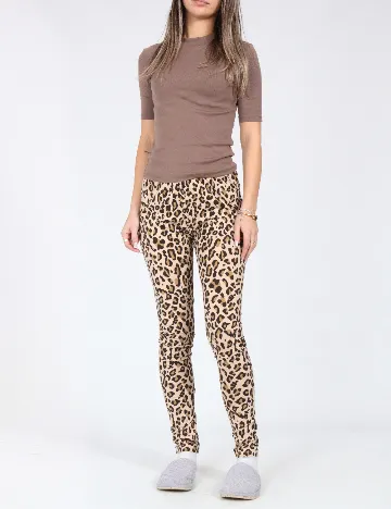Pantaloni de pijama Zara, animal print Animal print