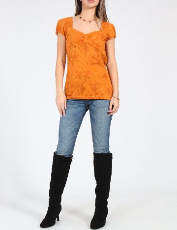 Bluza Zara, portocaliu