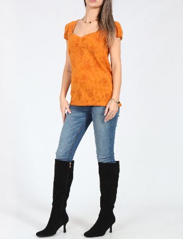 Bluza Zara, portocaliu