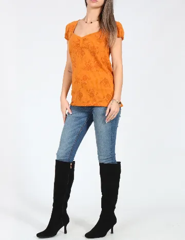 Bluza Zara, portocaliu