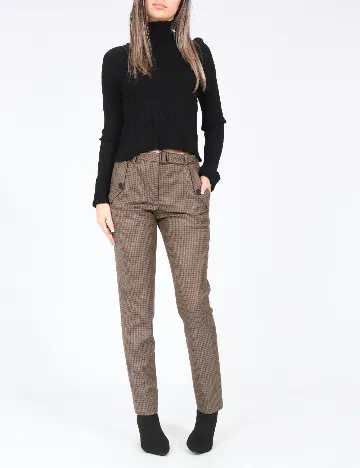 Pantaloni Zara, maro