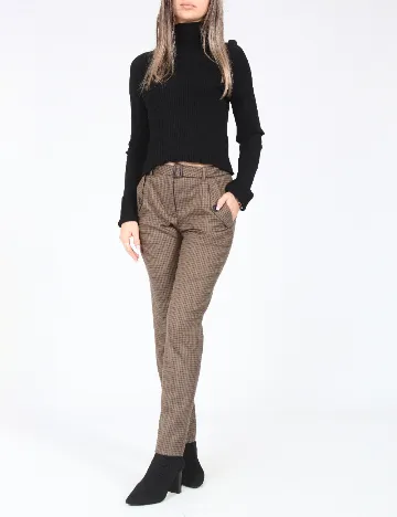 Pantaloni Zara, maro