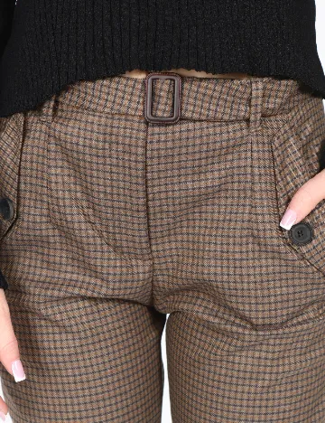 Pantaloni Zara, maro