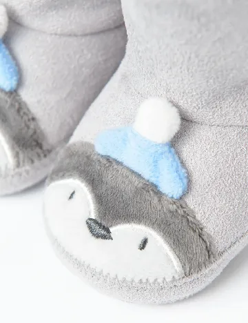 Papuci de Casa Cool Club, gri Gri