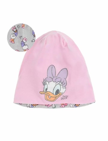 Caciula reversibila Disney, roz/gri