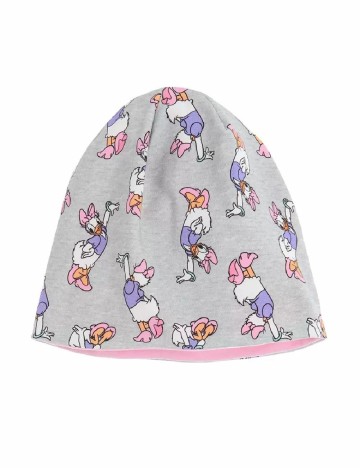 Caciula reversibila Disney, roz/gri