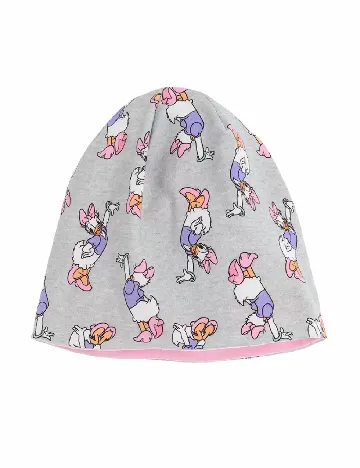 Caciula reversibila Disney, roz/gri Roz