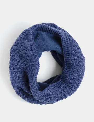 Fular Circular Cool Club, bleumarin