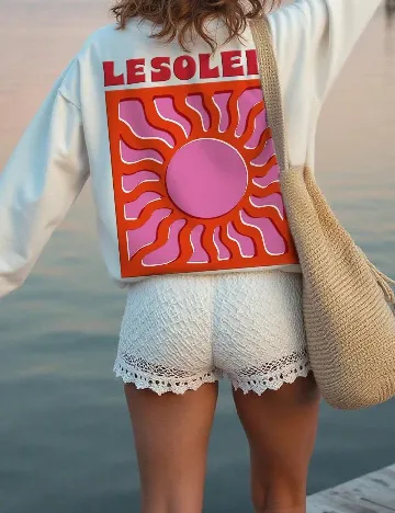 Bluza SHEIN, alb Alb