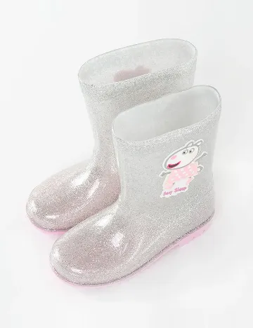 Cizme de ploaie Cool Club, argintiu Gri